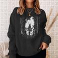 Horror Baphomet Craft Satan Goat Scary Halloween Season Sweatshirt Gifts for Her