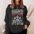 Humour Bateau Capitaine Marin Bateaux Bateau Sweater e Cadeaux pour elle
