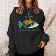 Humuhumunukuapua'a Olelo Hawaiian Reef Triggerfish Sweatshirt Geschenke für Sie