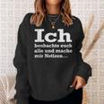 Ich Beobachte Euch Alle Und Mache Mir Notes Observer Sweatshirt Geschenke für Sie