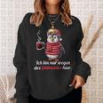 Ich Bin Nur Wegen Des Glühweins Here Xmas Penguin Glühwein Sweatshirt Geschenke für Sie