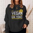 Ich Binegan Ich Trinke Gin Tonic X Lecker Gin Sweatshirt Geschenke für Sie