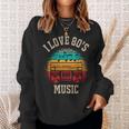 Ich Liebe 80Er Jahre Musik Sweatshirt Geschenke für Sie