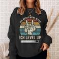 Ich Werde Nicht ÄlderIch Level' Up Birthday Game Sweatshirt Geschenke für Sie