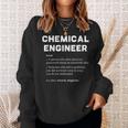 Ingeniero Químico Divertida Definición De Diccionario Camisa de entrenamiento Regalos para ella