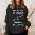 Injury Crutches Saying Gute Bessung S Sweatshirt Geschenke für Sie