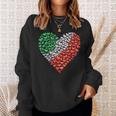 Italy Flag Heart Of Passion For Italy Sweatshirt Geschenke für Sie