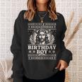 Jesus Birthday Boy Happy Birthday Jesus Ugly Christmas Sweatshirt Geschenke für Sie