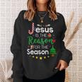 Jesus Is The Reason For The Season Christmas Xmas Sweatshirt Geschenke für Sie