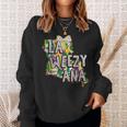 La Weezy Ana Mardi Gras Louisiana Fat Tuesdays Louisiana Map Sweatshirt Gifts for Her