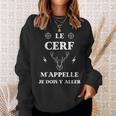 Le Cerf M'appelle Humour Chasseur Cerf Homme Drole Sweater e Cadeaux pour elle