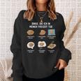 Leberkäse In Der Freizeit Meat Cheese Liver Cheese S Sweatshirt Geschenke für Sie