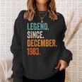 Legend Since December 1983 41 Years Sweatshirt Geschenke für Sie