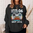 Level 6 Years Birthday Young Gamer 2018 Birthday Sweatshirt Geschenke für Sie