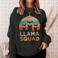 Llama Squad Sunglasses Cool Llamas Vintage Tank Top Sweatshirt Gifts for Her