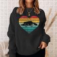 I Love Platypus Silhouette Heart Wilderness Australia Sweatshirt Geschenke für Sie