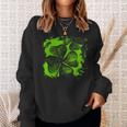 Lucky Charm Four Leaf Clover Irish Clover S Sweatshirt Geschenke für Sie