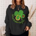 Lucky Charm Ladybird Clover Leaf For Friends Good Luck Sweatshirt Geschenke für Sie