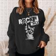 Lustiges Musik Festival Rock Katze Rock N Roll Sweatshirt Geschenke für Sie