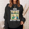 Medieval Sword Fighting Traditions And Tournaments Hema Sweatshirt Geschenke für Sie