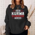 Mein Kurwa Kommton Ganzem Herz Polen Kurwa Sweatshirt Geschenke für Sie