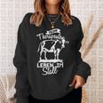 Meine Therapeuten Leben Im Stall Livebreeding Cows Sweatshirt Geschenke für Sie