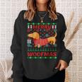 Merry Woofmas Dachshund Christmas Jumper Sweatshirt Geschenke für Sie