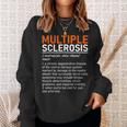 Multiple Sclerosis Awareness Ms Definition Warrior Support Camisa de entrenamiento Regalos para ella