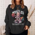 Your Muscles Don't Impress Me Baka Anime Sweatshirt Gifts for Her