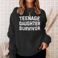 Nage Daughter Survivor Nager Father's Day Quote Sweatshirt Gifts for Her