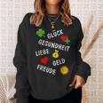 New Year's Eve Birthday New Year Outfit Wishes Lucky Charm Sweatshirt Geschenke für Sie