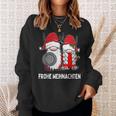 Nordic Gnomeiking Tomte Couple Merry Christmas German Sweatshirt Geschenke für Sie