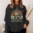 It Is What It Is And It Is Not Great Raccoon Trash Panda Sweatshirt Gifts for Her