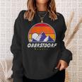 Oberstdorf Bayern Germany Retro 80S Ski Holidays Sweatshirt Geschenke für Sie