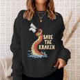 Octopus Save The Kraken Sweatshirt Geschenke für Sie