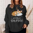 Official Sleep Corgi Dog Sleeping Chilling Dog Sweatshirt Geschenke für Sie