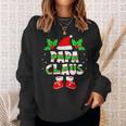 Papa Claus Outfit Christmas Family Christmas Sweatshirt Geschenke für Sie