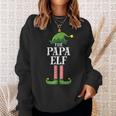 Papa Elf Matching Family Group Grandpa Dad Christmas Sweatshirt Gifts for Her