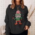 Papa Elf Outfit Christmas Family Elf Christmas Xmas Sweatshirt Geschenke für Sie