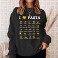 Pastaarieties Spaghetti Noodles Italy Pasta S Sweatshirt Geschenke für Sie