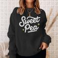 PEA SWEET Nickname Sweatshirt Gifts for Her