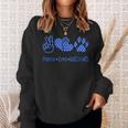 Peace Love Wildcats Kentucky Ky Pride Grunge Sweatshirt Gifts for Her