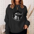 Penguin Wand Animals Penguin Sweatshirt Geschenke für Sie