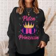 Pisten Prinzessin Skifahren Skiurlaub Snowboard Apres Ski Sweatshirt Geschenke für Sie