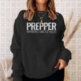 Prepper Preparation Ist Alles Survival Prepping Prepper Sweatshirt Geschenke für Sie