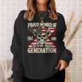 Proud Member Of 1965 1980 Generation Sweatshirt Geschenke für Sie