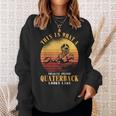 Quarterback Funny Football Quaterback Sweatshirt Gifts for Her