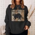 Raccoon Chemistry Lover Sweatshirt | Unique Periodic Elements Design Gifts for Her
