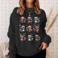 Raccoon Lover Christmas Lights Sweatshirt - Festive Pajama Top Gifts for Her