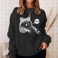 Raccoon Lover Meme Sweatshirt – Funny Trash Panda Gift for Teens Gifts for Her